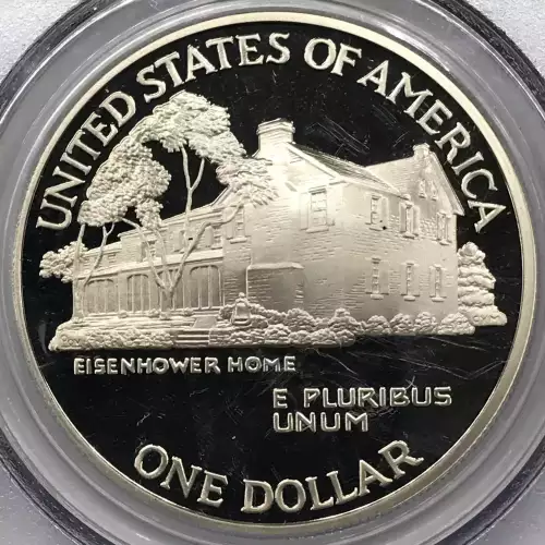 1990-P $1 Eisenhower, DCAM