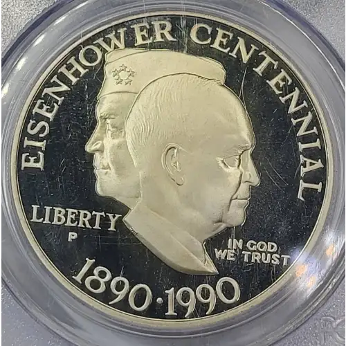 1990-P $1 Eisenhower, DCAM