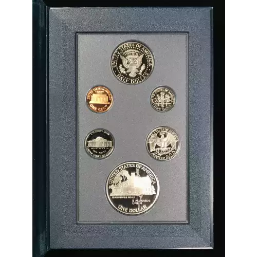1990 Prestige Proof Set - Six Coin Set - Box & COA (3)