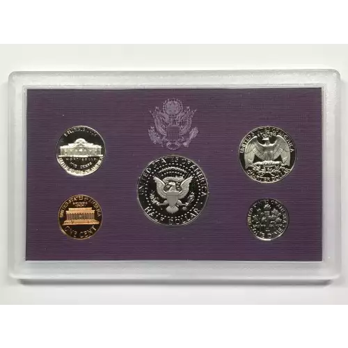 1990 US Mint Proof Set w OGP - Box & COA