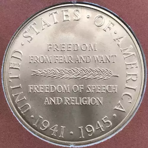 1991-1995 World War II Coin & Victory Medal Set - Uncirculated Clad Half Dollar (10)