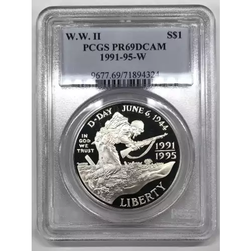 1991-95-W $1 World War II, DCAM (2)