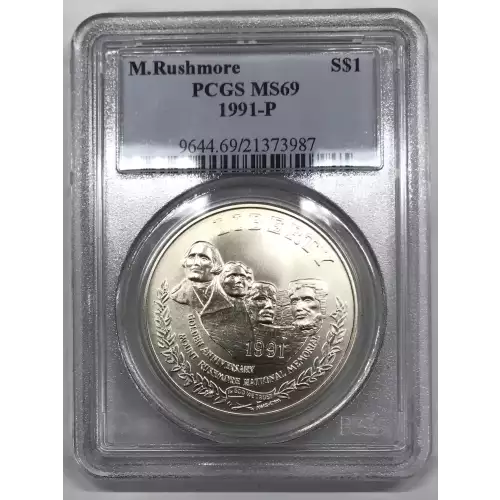 1991-P $1 Mount Rushmore (2)
