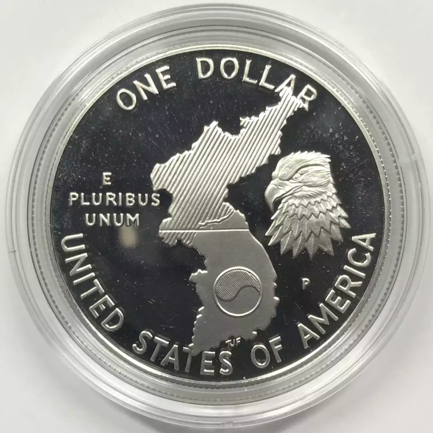 1991-P Korean War Memorial Proof Silver Dollar w US Mint OGP - Box & COA (4)