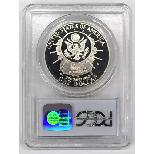 1991-S $1 Mount Rushmore, DCAM