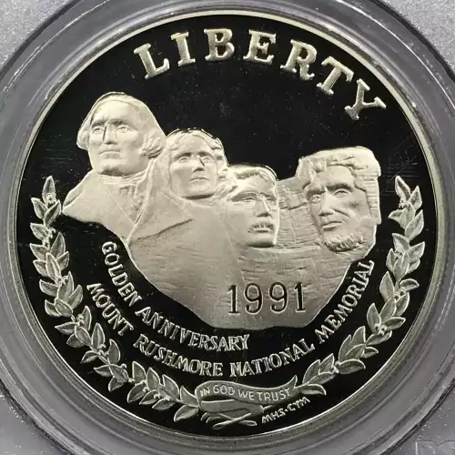 1991-S $1 Mount Rushmore, DCAM (2)