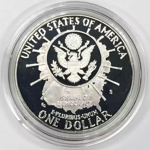 1991-S Mount Rushmore Proof Silver Dollar w US Mint OGP - Box & COA (6)