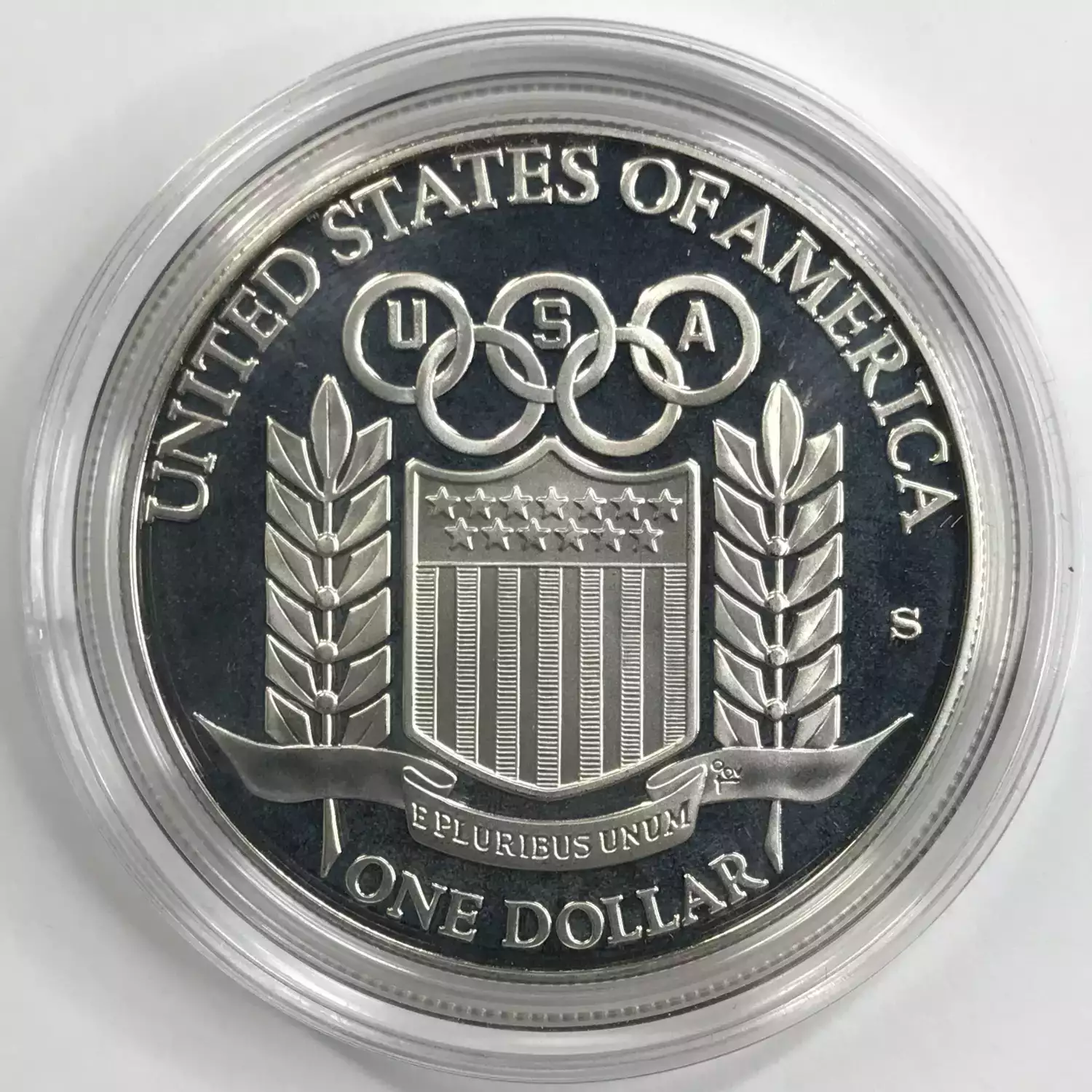 1992 Olympic Baseball & Gymnast Two-Coin Proof Set w US Mint OGP - Box & COA (5)
