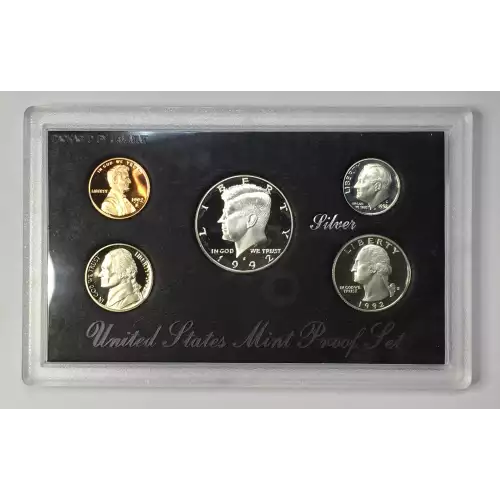 1992-S US Mint Silver Proof Set w OGP - Box & COA