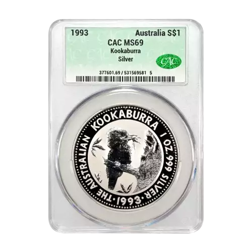 1993 Kookaburra Australia S$1 Silver (2)