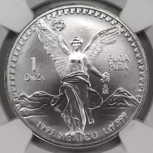 1993-Mo Mexico 1 oz Silver Libertad Onza NGC MS69 (4)