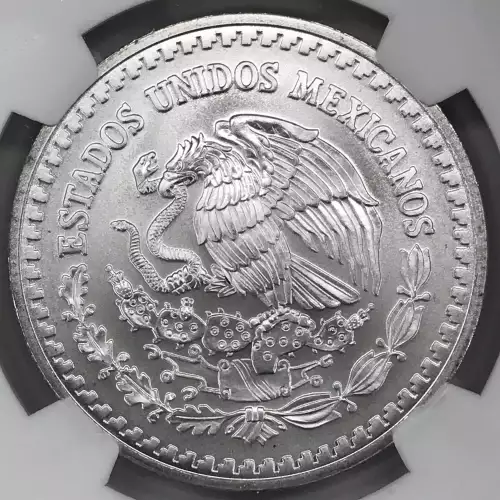 1993-Mo Mexico 1 oz Silver Libertad Onza NGC MS69 (5)