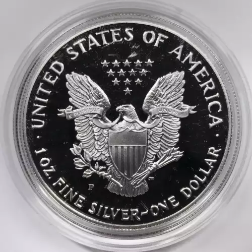 1993-P Proof Silver Eagle w OGP - Box & COA