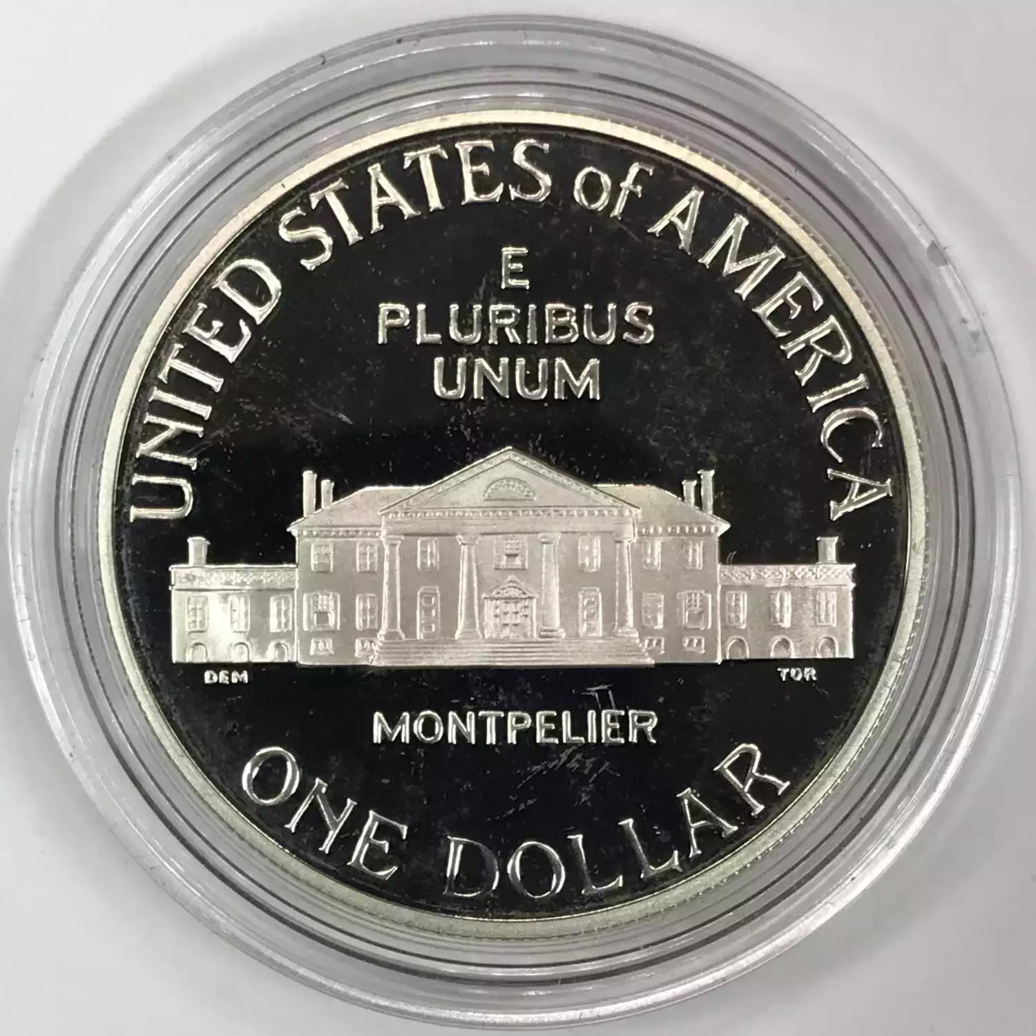1993-S Bill of Rights James Madison Proof Silver Dollar - Coin Only (2)