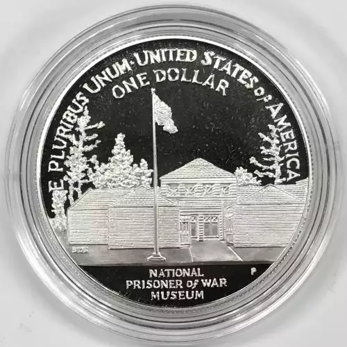 1994-P US Prisoner of War (POW) Museum Proof Silver Dollar US Mint OGP Box & COA (5)