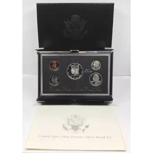 1994-S Premier Silver Proof Set w US Mint OGP - Box & COA