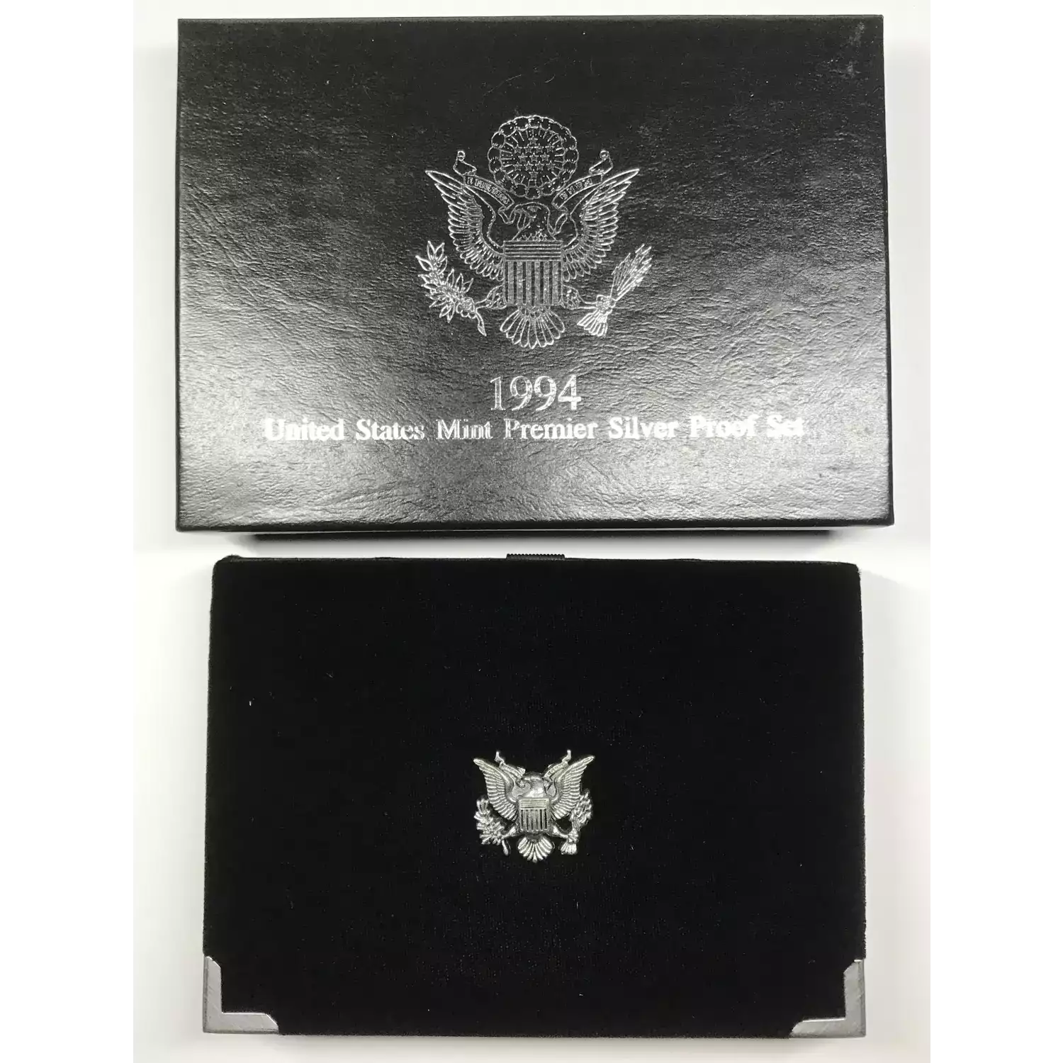 1994-S Premier Silver Proof Set w US Mint OGP - Box & COA (6)