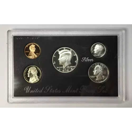 1994-S US Mint Silver Proof Set w OGP - Box & COA