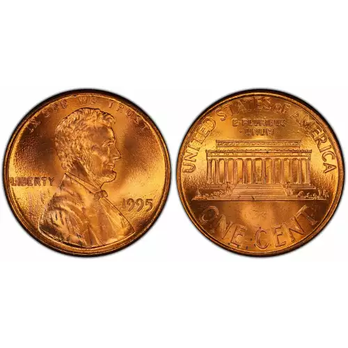 1995 1C Doubled Die Obverse, RD (2)