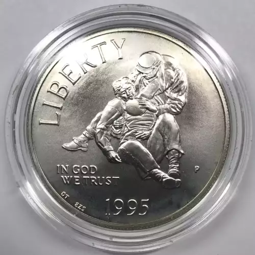 1995 Civil War Battlefield Two-Coin Uncirculated Set w US Mint OGP - Box & COA