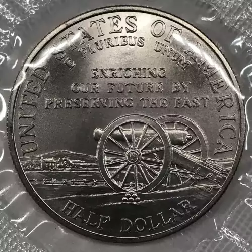1995-S Civil War Battlefield Uncirculated Clad Half Dollar w US Mint OGP Box COA (4)