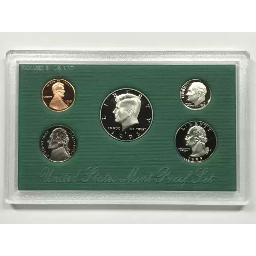 1995 US Mint Proof Set w OGP - Box & COA