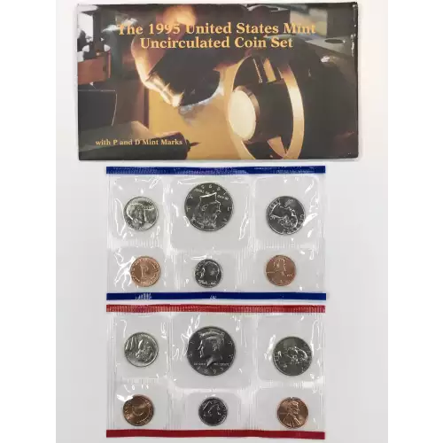 1995 US Mint Uncirculated Coin Set - P & D