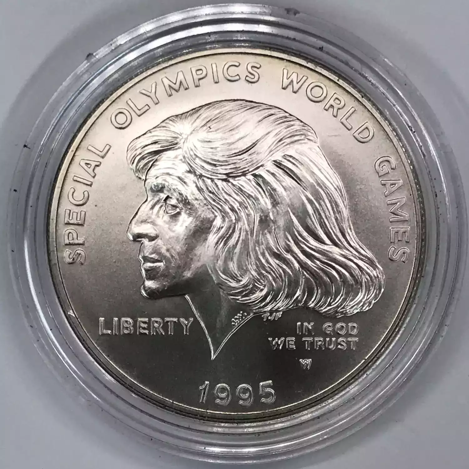 1995-W Special Olympics World Games Uncirculated Silver 1995-W Special Olympics World Games Uncirculated Silver