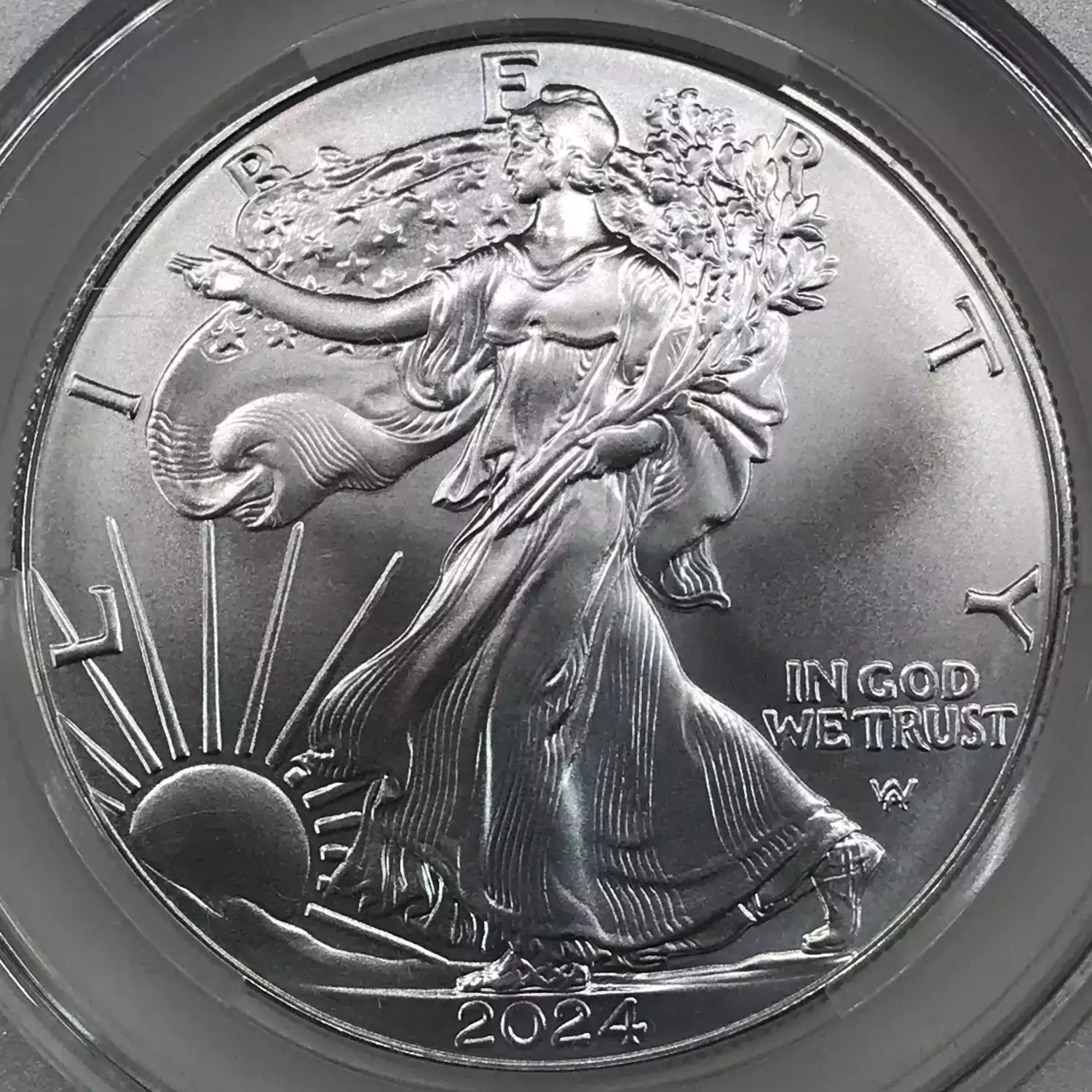 2024 Silver Eagle CACG MS 70 Paul Nugget Signature First Delivery