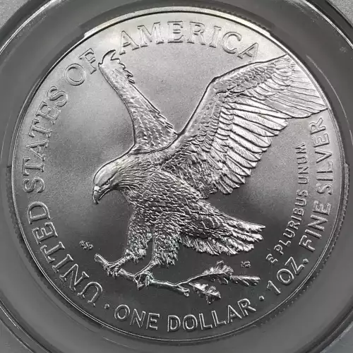 2024 Silver Eagle CACG MS 70 Paul Nugget Signature First Delivery