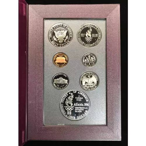 1996 Prestige Proof Set w US Mint OGP Box & COA