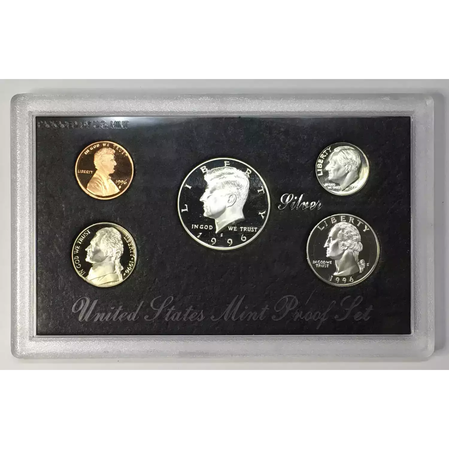 1996-S US Mint Silver Proof Set w OGP - Box & COA (3)