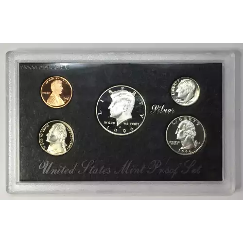 1996-S US Mint Silver Proof Set w OGP - Box & COA