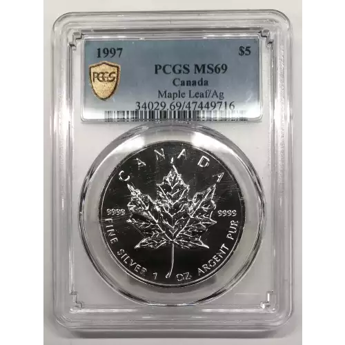 1997 $5 Maple Leaf/Ag (2)