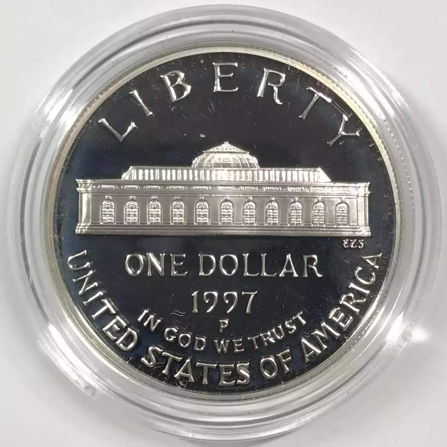1997-P Botanic Garden Proof Silver Dollar w US Mint OGP - Box & COA (4)
