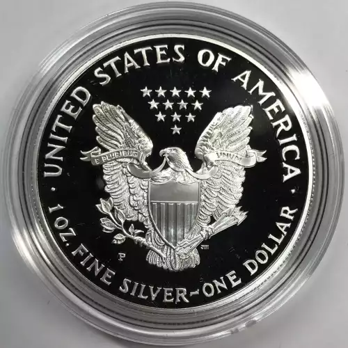 1997-P Proof Silver Eagle w OGP - Box & COA