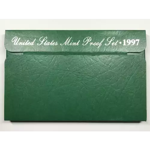 1997 US Mint Proof Set w OGP - Box & COA (5)