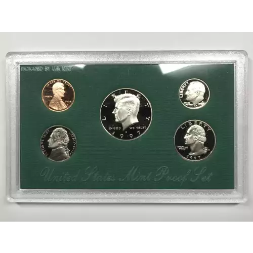 1997 US Mint Proof Set w OGP - Box & COA