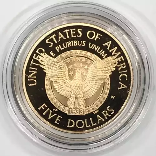 1997-W Franklin Delano Roosevelt (FDR) Proof Gold $5 Coin US Mint OGP Box & COA