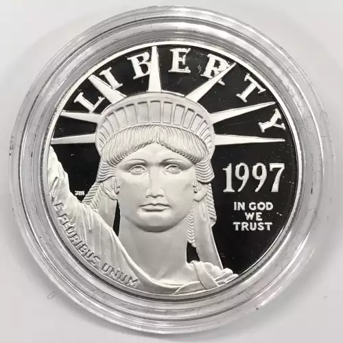 1997-W Proof 1 oz $100 Platinum Eagle w US Mint OGP - Box & COA (5)
