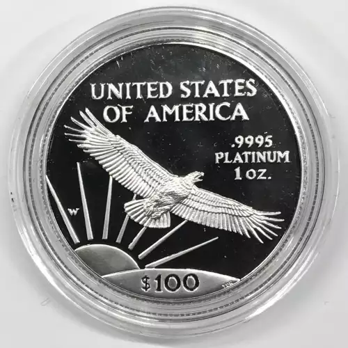 1997-W Proof 1 oz $100 Platinum Eagle w US Mint OGP - Box & COA (3)