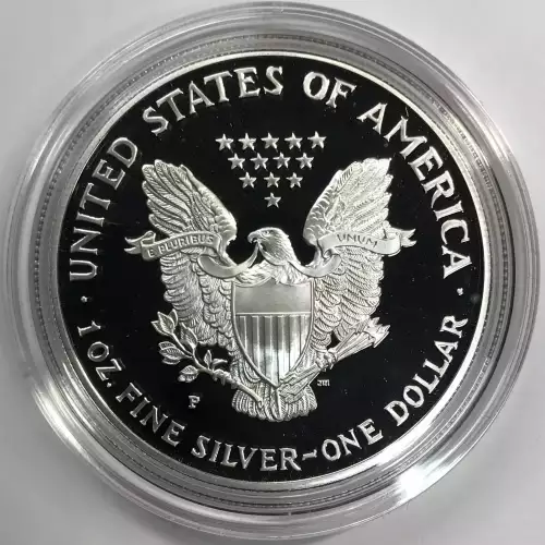 1998-P Proof Silver Eagle w OGP - Box & COA