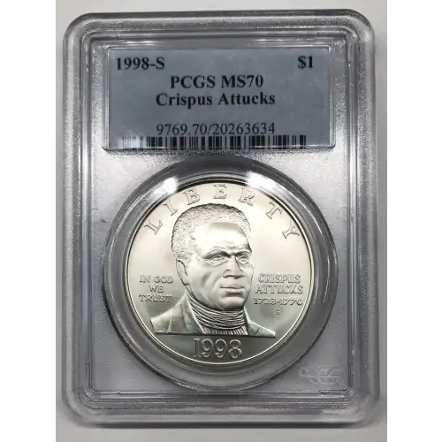 1998-S $1 Crispus Attucks