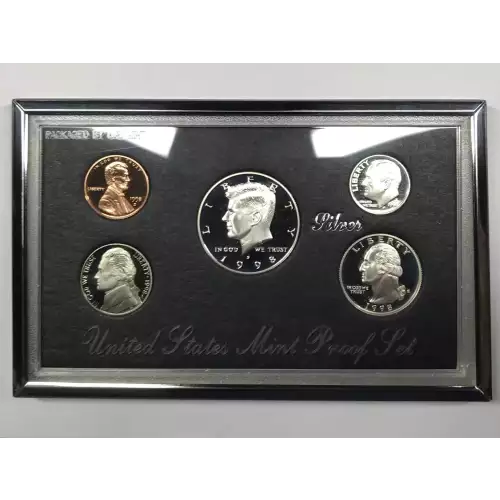 1998-S Premier Silver Proof Set w US Mint OGP - Box & COA