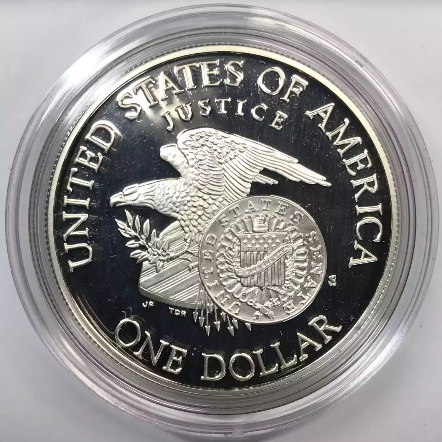 1998-S Robert F. Kennedy Proof Silver Dollar w US Mint OGP - Box & COA
