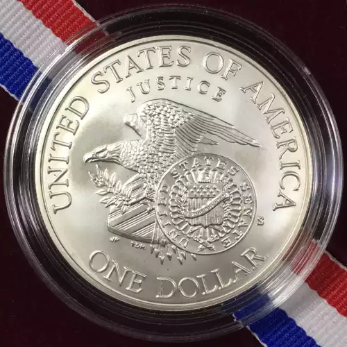 1998-S Robert F. Kennedy Uncirculated Silver Dollar w US Mint OGP - Box & COA