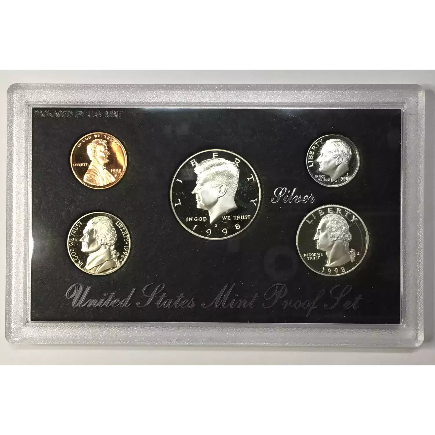 1998-S US Mint Silver Proof Set w OGP - Box & COA (2)