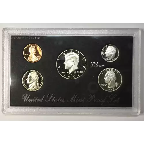 1998-S US Mint Silver Proof Set w OGP - Box & COA