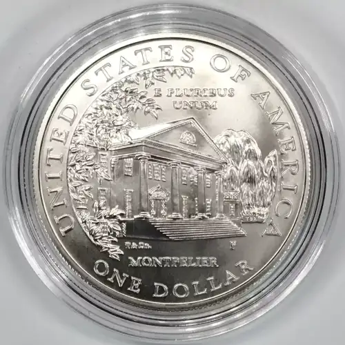 1999 Dolley Madison Two-Coin Proof & Uncirculated Silver Dollar Set US Mint OGP