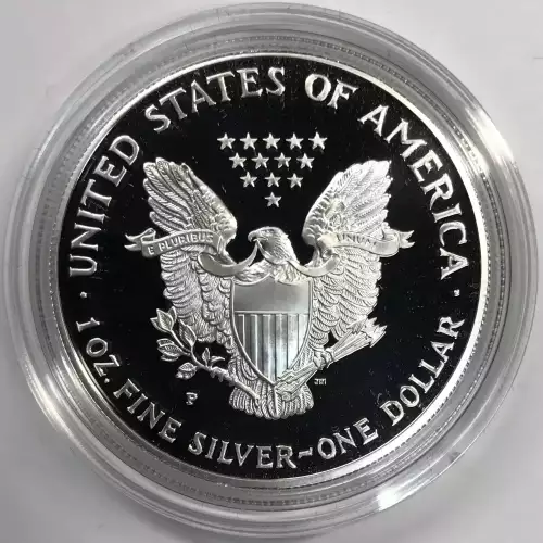 1999-P Proof Silver Eagle w OGP - Box & COA